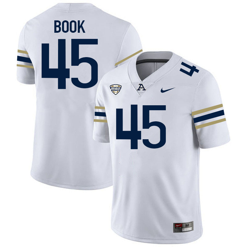 Avery Book Akron Zips Jersey,University Of Akron #45 Avery Book Jersey Youth-White